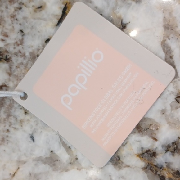 Birkenstock Papillio Big Buckle Shearling Black 2 Strap Sandals Multi Sizes NEW - Picture 13 of 15